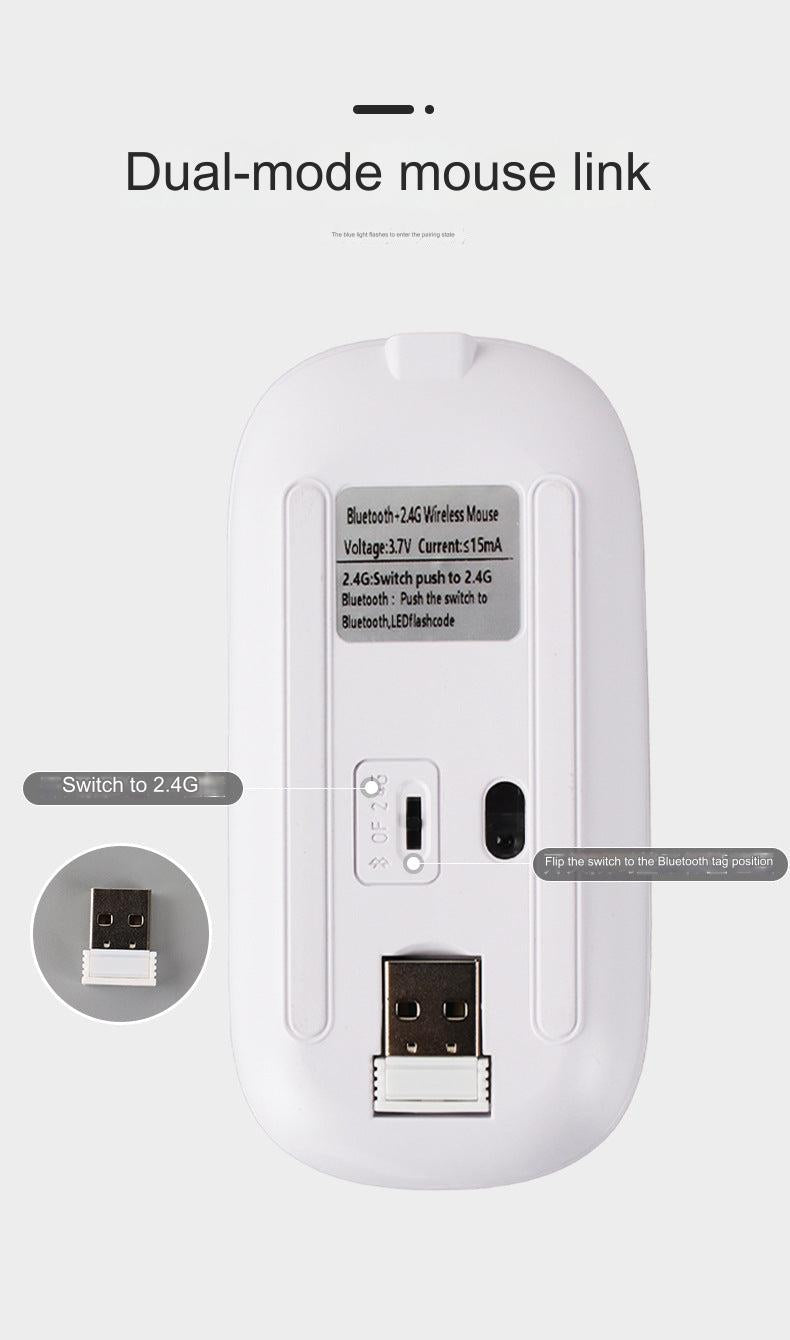Wireless Bluetooth Rechargeable Mouse in action