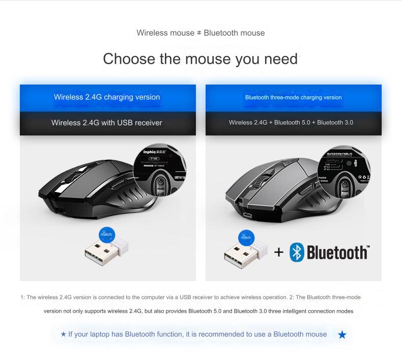 INPHIC PM6 Mouse side view with buttons