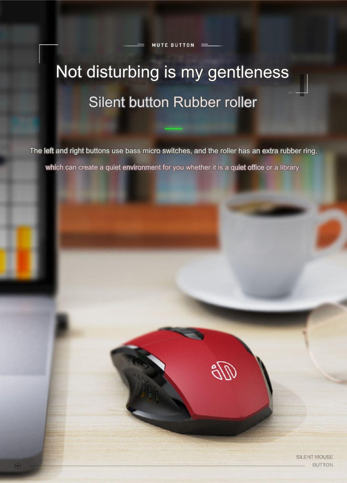 INPHIC PM6 Silent Click Mouse details