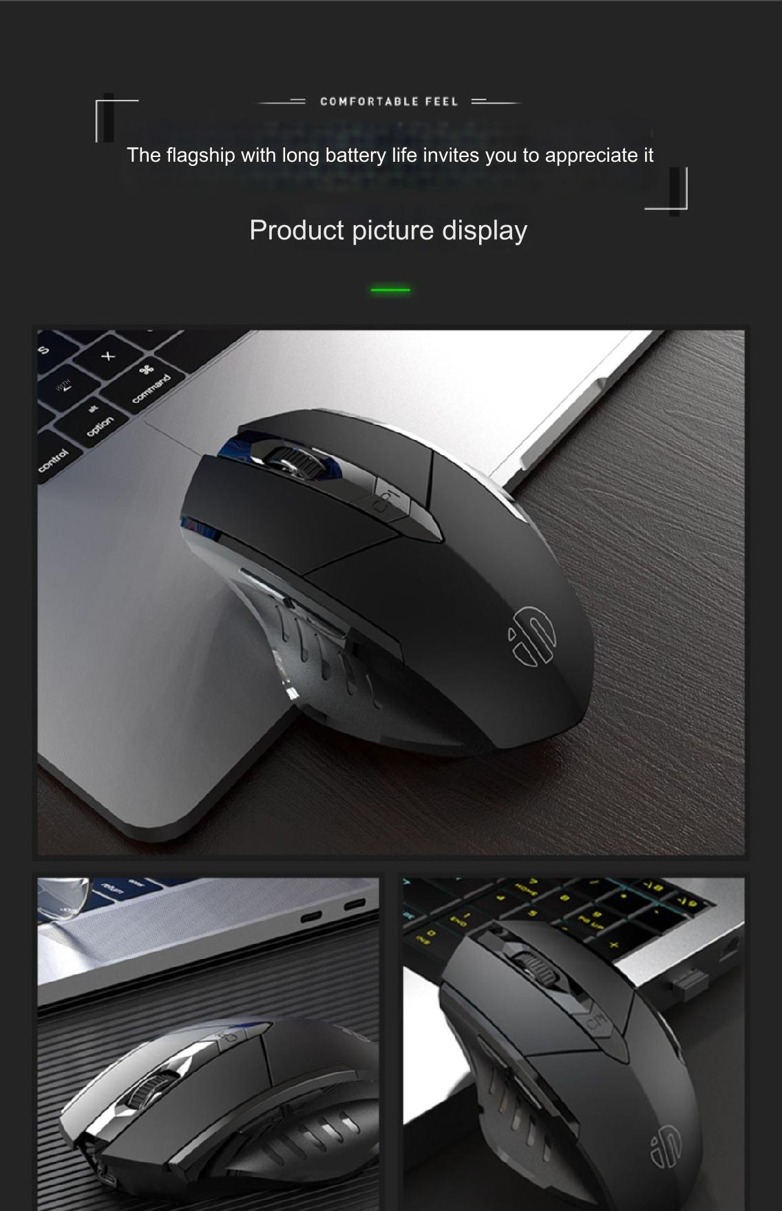 INPHIC PM6 Mouse side view with buttons