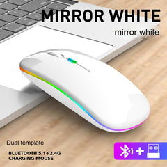 Wireless Bluetooth Dual-Mode Mouse ergonomic design