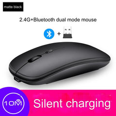 Wireless Bluetooth Dual-Mode Mouse side view