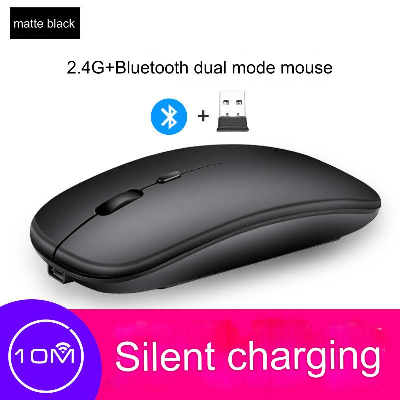 Wireless Bluetooth Dual-Mode Mouse side view