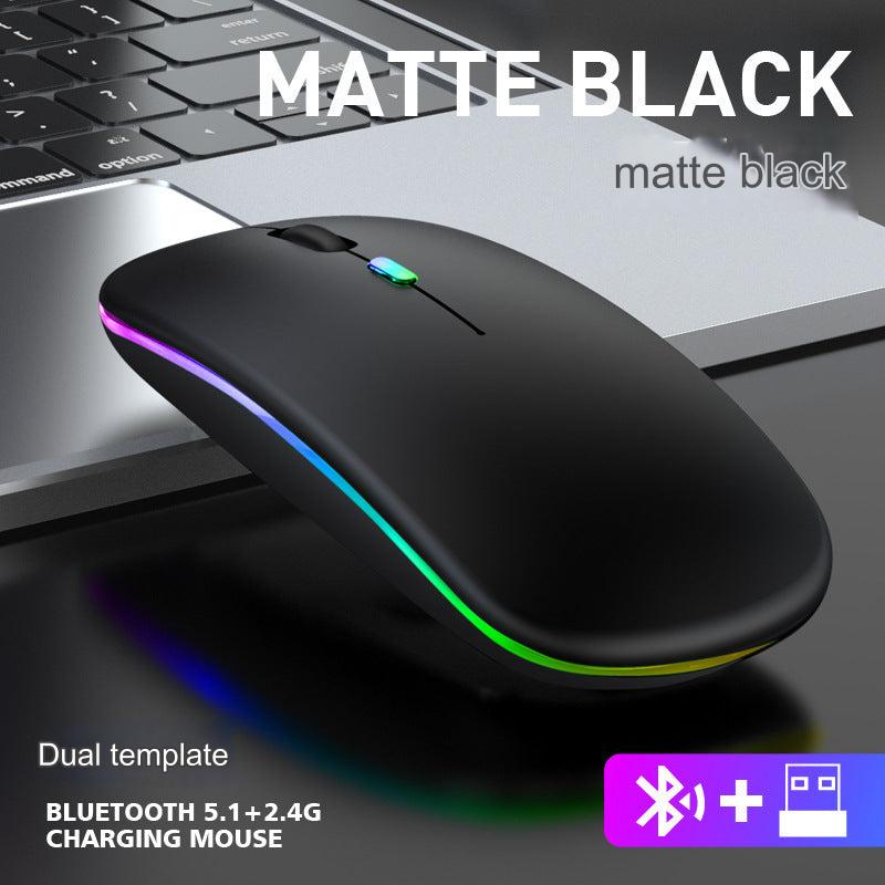 Wireless Bluetooth Dual-Mode Mouse with light feature