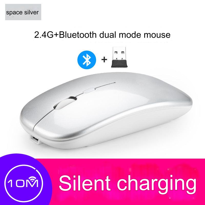 Wireless Bluetooth Dual-Mode Mouse in use