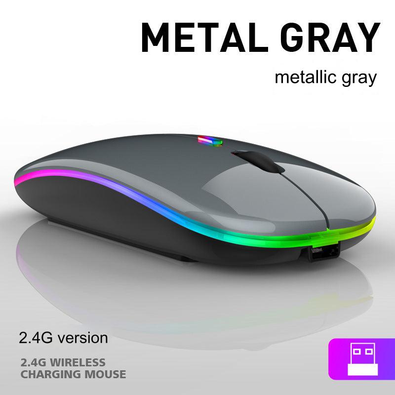 Wireless Bluetooth Dual-Mode Mouse with light feature