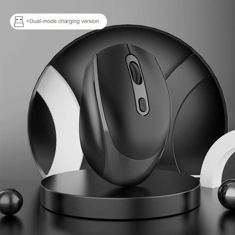Rechargeable ergonomic mouse close-up