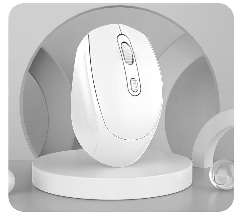 Side profile of Bluetooth ergonomic mouse