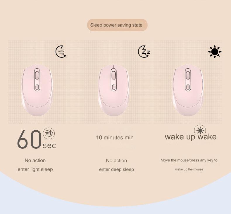 Ergonomic mouse with clickable buttons