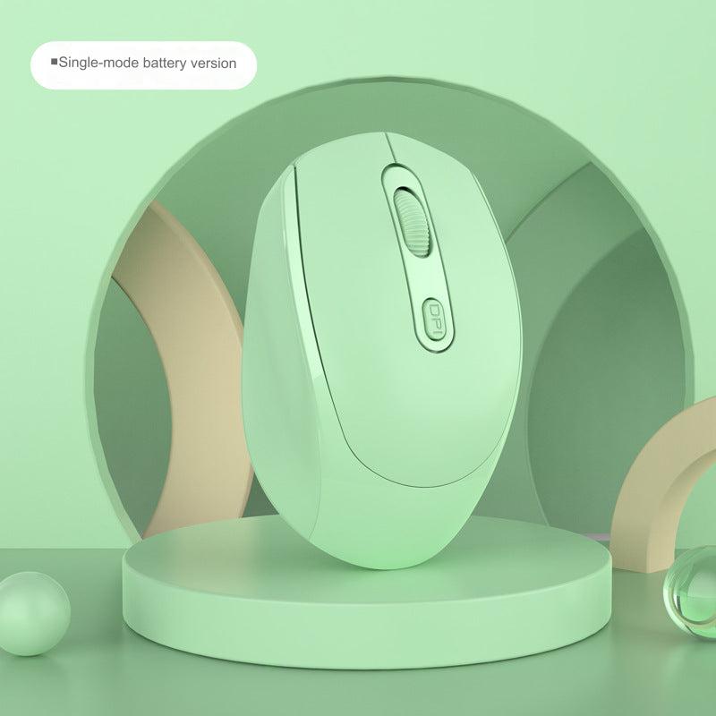 Silent wireless mouse in use
