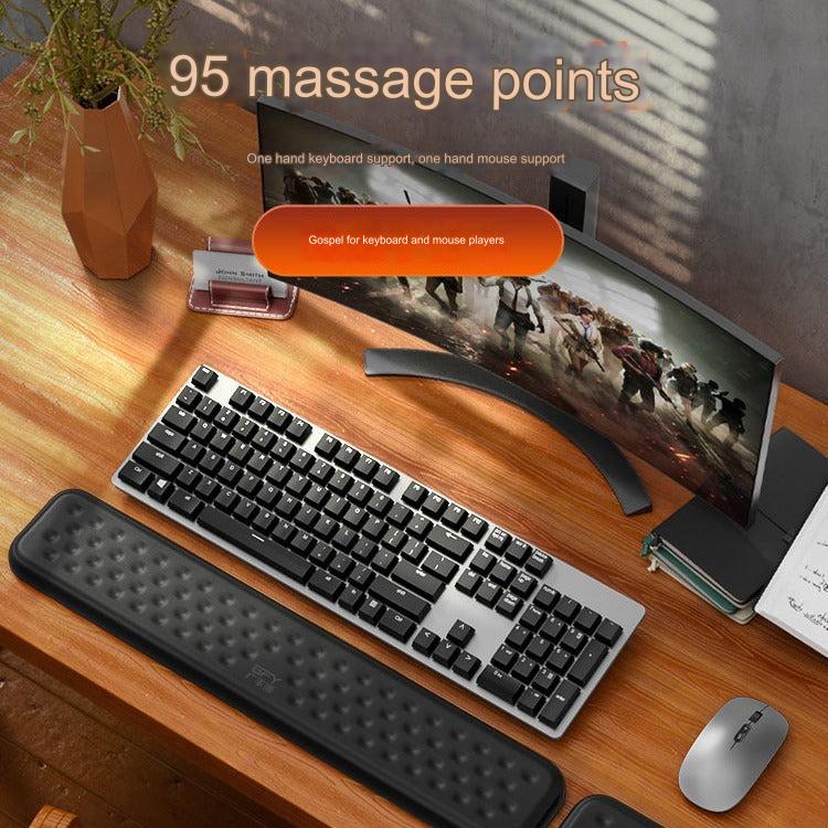 Office Setup with Ergonomic Wrist Rest image 9