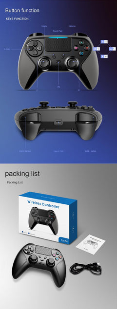 Wireless Bluetooth Game Controller with gaming setup