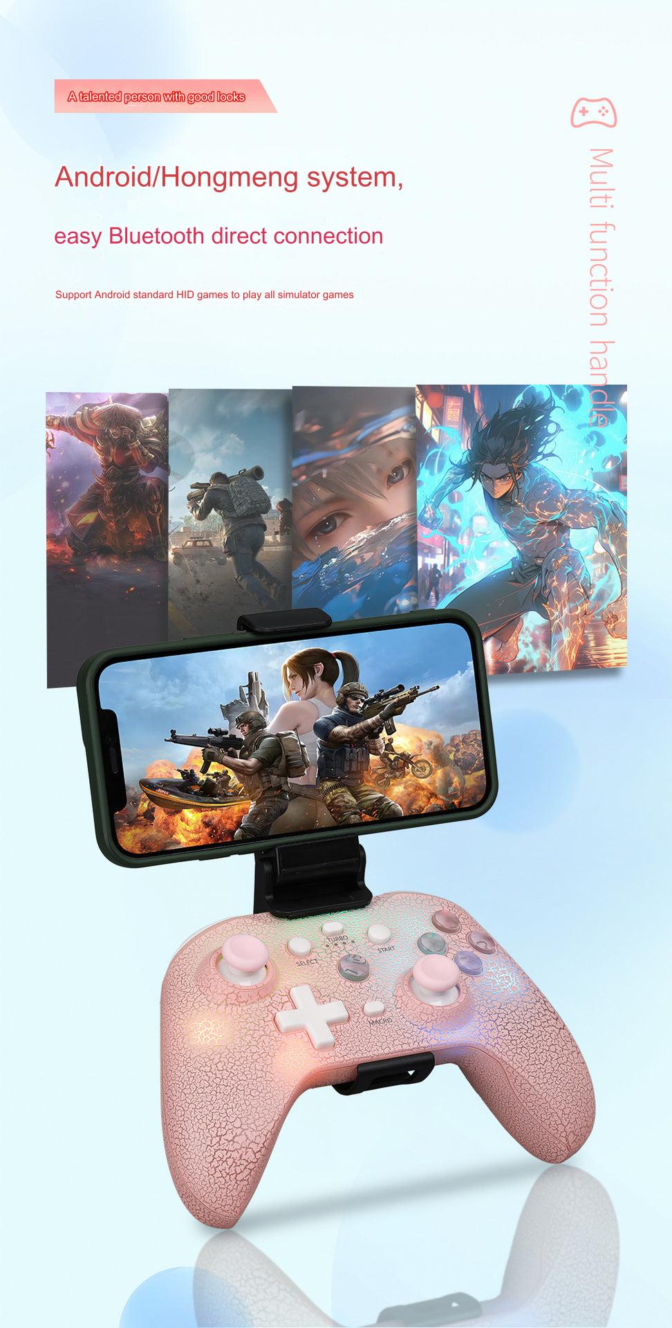 KXD NS21 RGB Wireless Gaming Controller side view