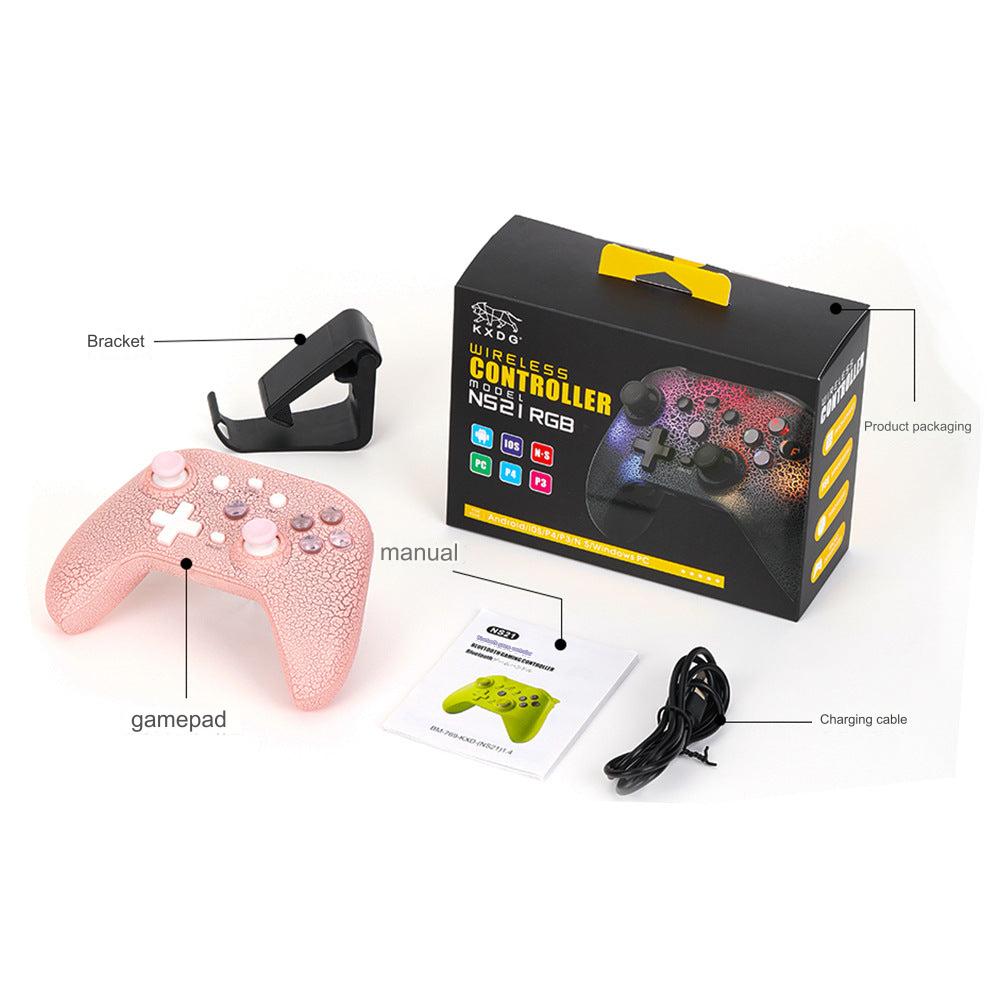 KXD NS21 RGB Wireless Gaming Controller side view
