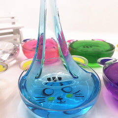 Creative animal shapes made with slime