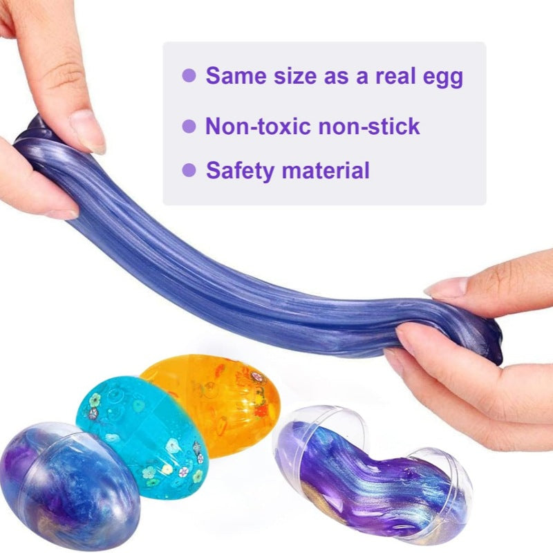 Vibrant Galaxy Egg Crystal Slime displayed on table