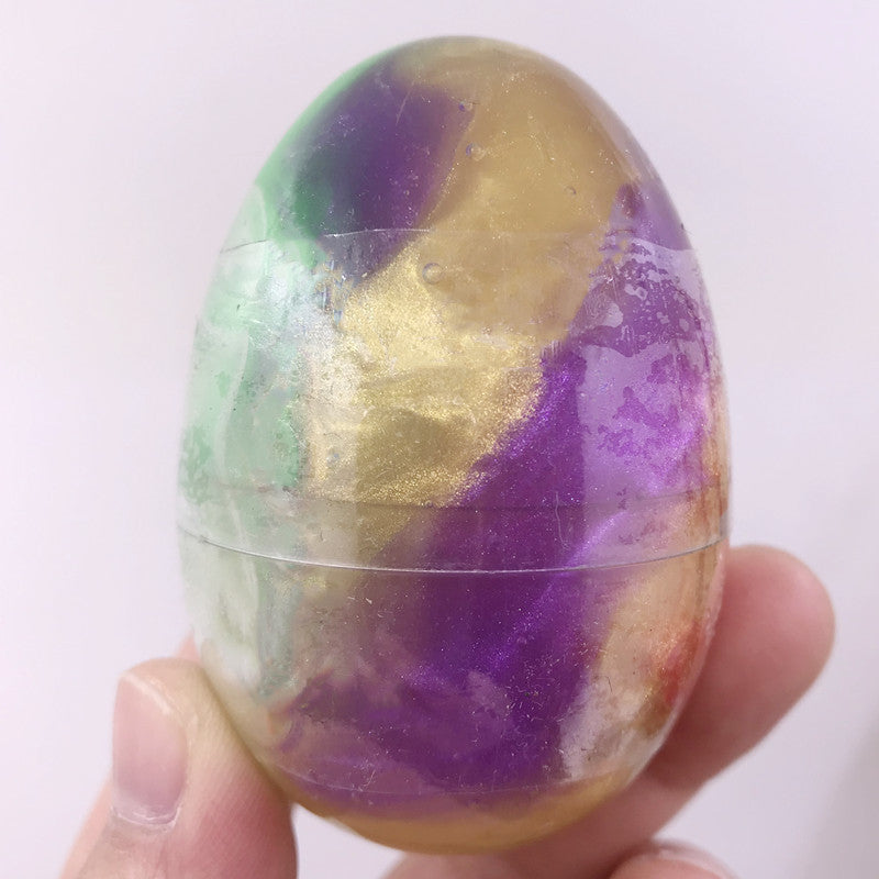 Vibrant Galaxy Egg Crystal Slime displayed on table