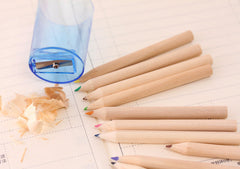 Child using Eco-Friendly Colored Pencils for Art