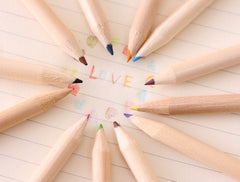 Kids' drawing with Eco-Friendly Colored Pencils