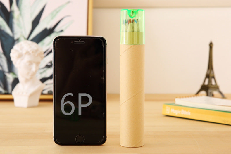 Portable tube for Eco-Friendly Colored Pencils for Kids