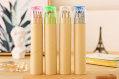 Child using Eco-Friendly Colored Pencils for Art