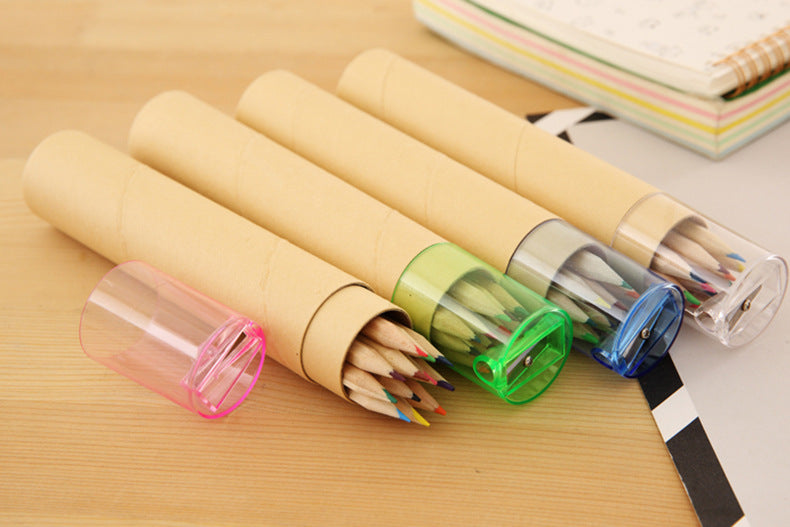 Kids' drawing with Eco-Friendly Colored Pencils