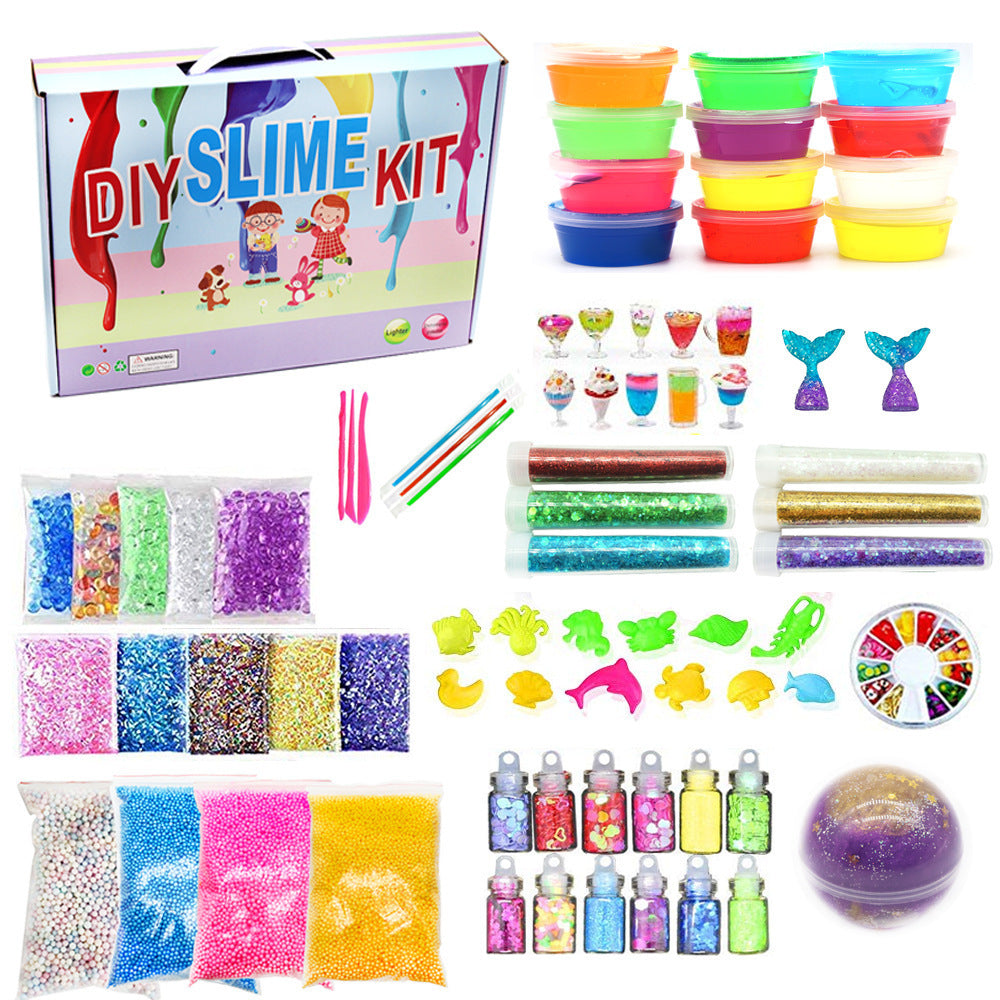 Slime materials included in the kit