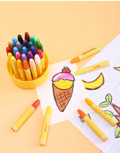 Artistic creation using Deli oil pastels