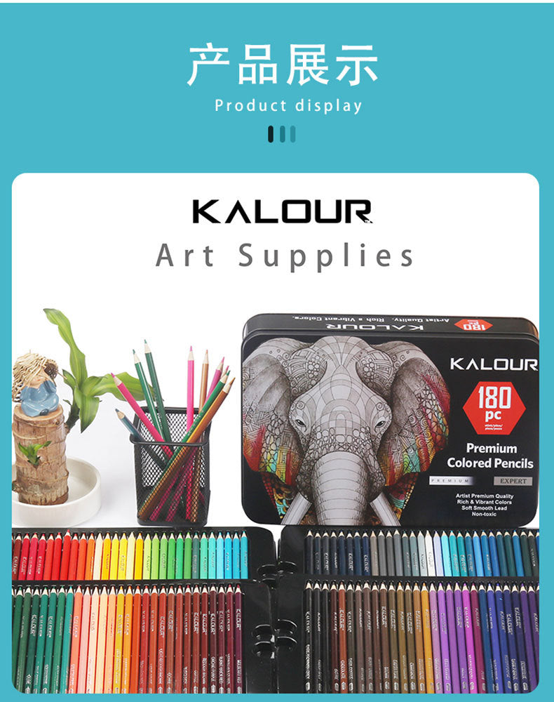 Range of vibrant coloured pencils for artists