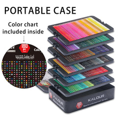 Range of vibrant coloured pencils for artists