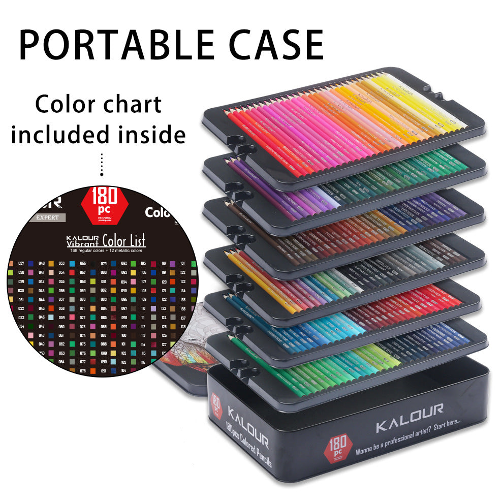 Range of vibrant coloured pencils for artists