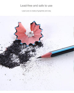 Pencil Set with Erasers Displayed