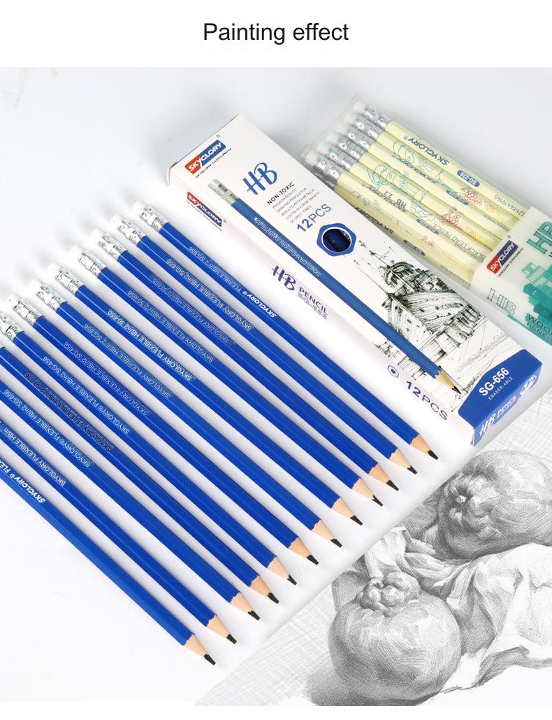 Pencils in a PVC Box