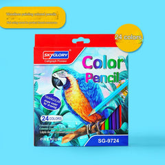 Kids enjoying art activities with pencils