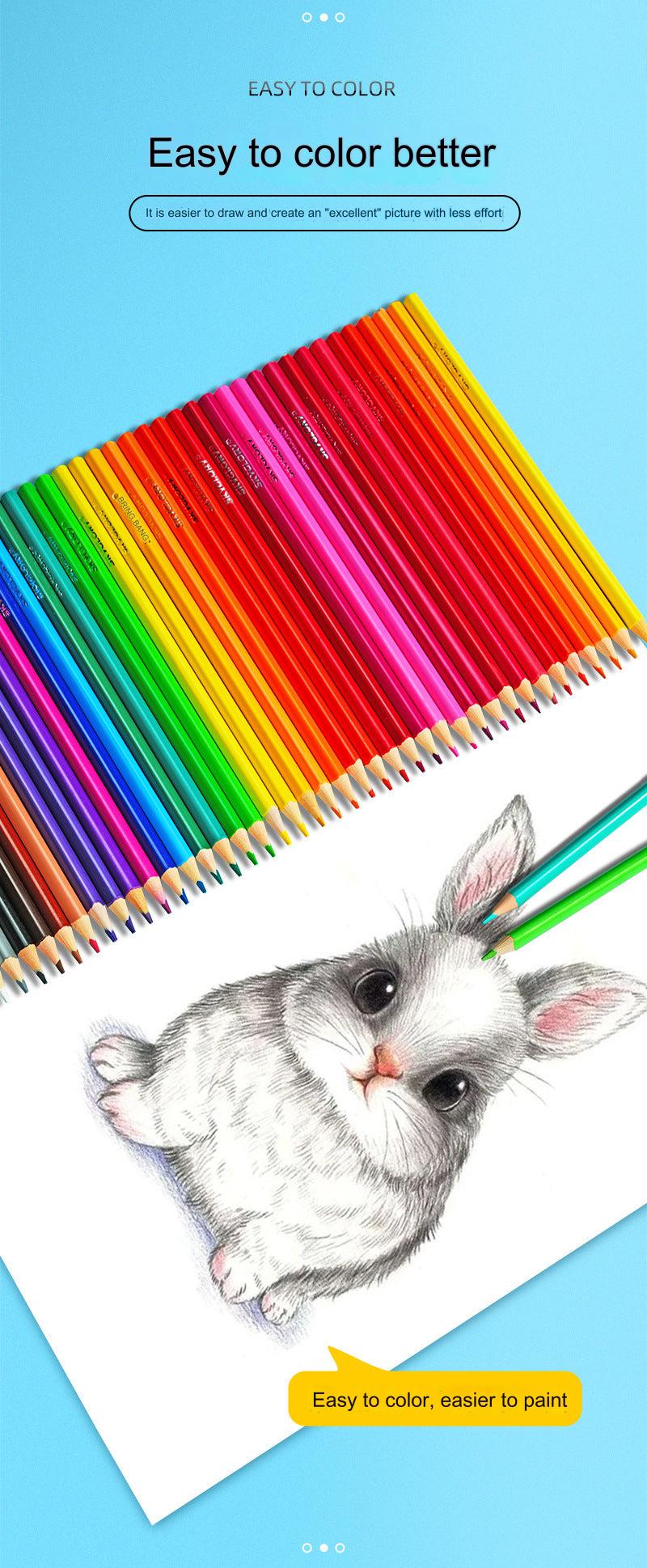 Pencils displayed in a cardboard box