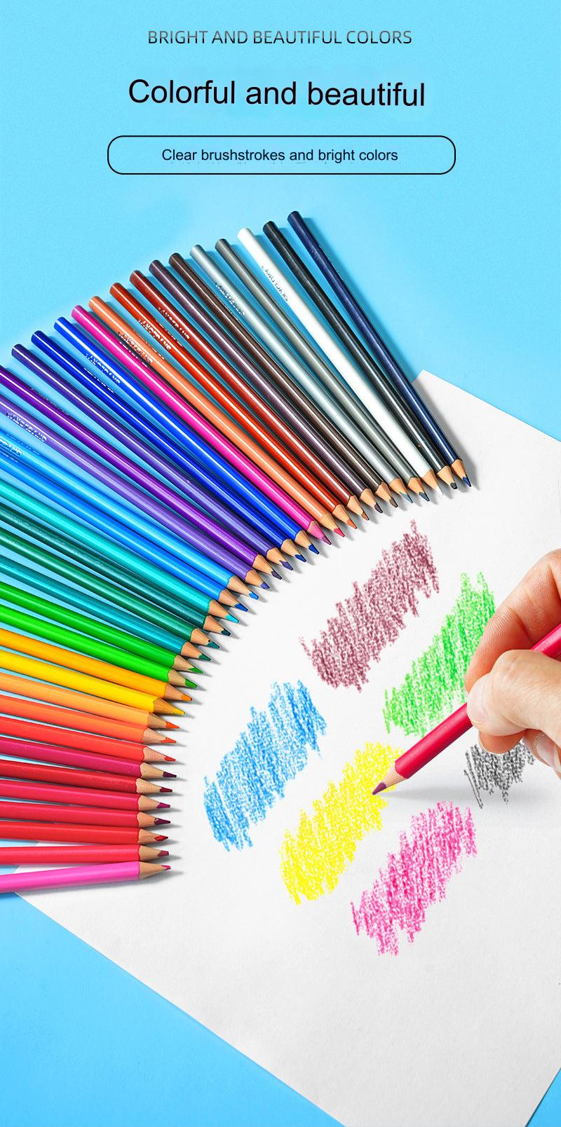 Art pencils in various colours