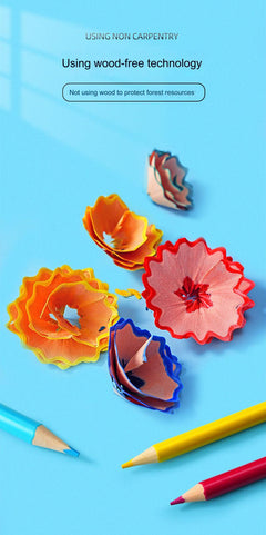 Art supplies for children in use