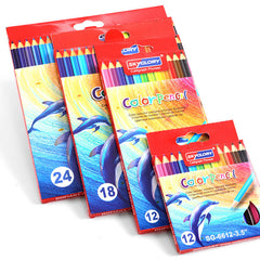 Pencils displayed in a cardboard box