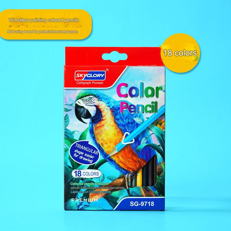 Art pencils in various colours