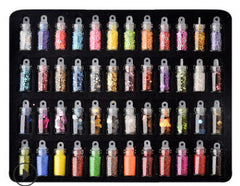 Contents of the Rainbow Slime Kit spread out