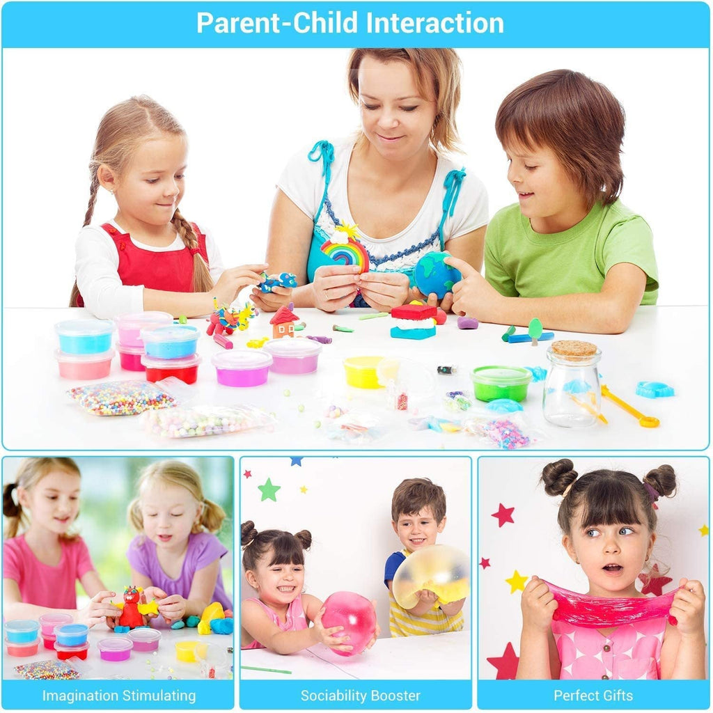Rainbow Slime Kit main image with 12 colours