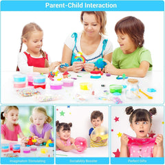 Rainbow Slime Kit main image with 12 colours