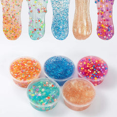 DIY crystal clay set for kids on display