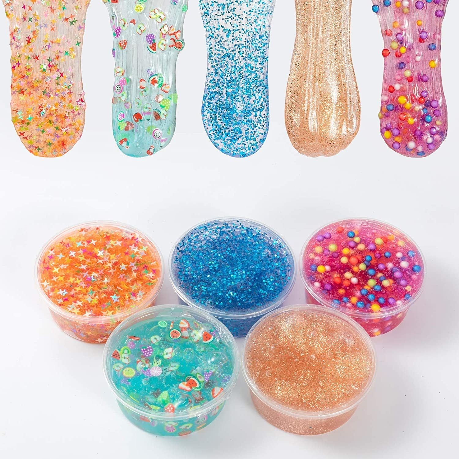 DIY crystal clay set for kids on display