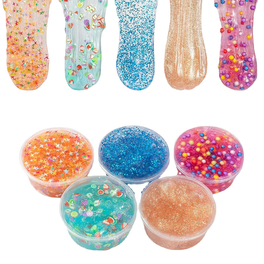 Creative designs made with crystal clay