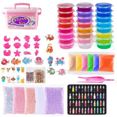Creative designs made with crystal clay