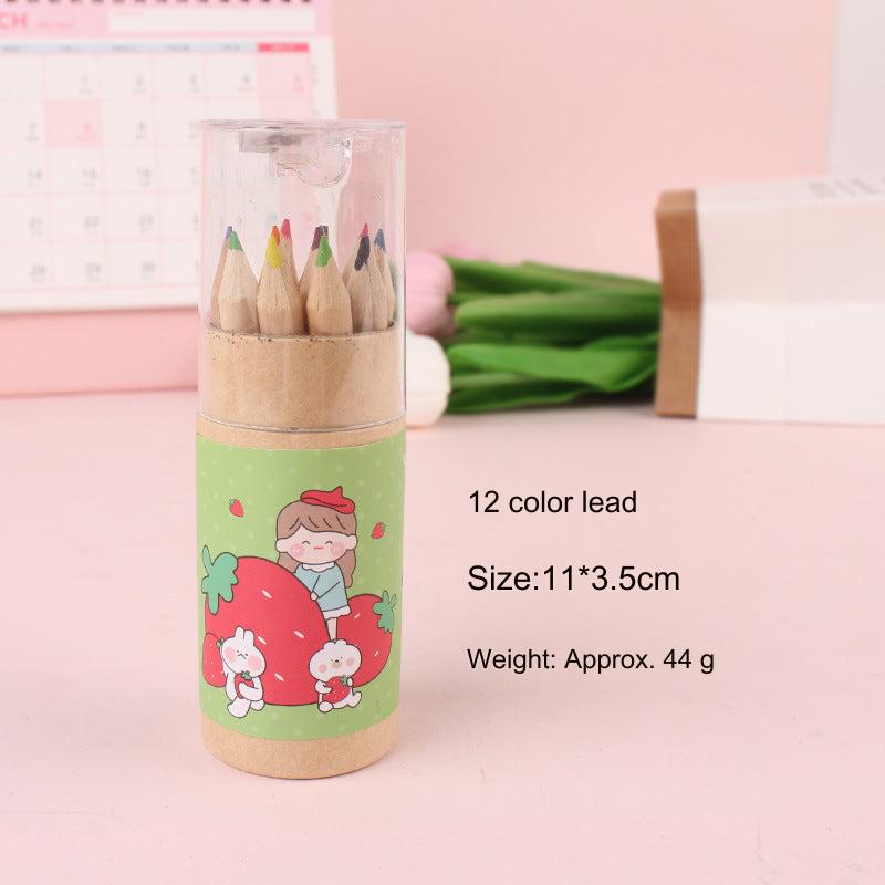 bucket of vibrant coloured pencils for kids