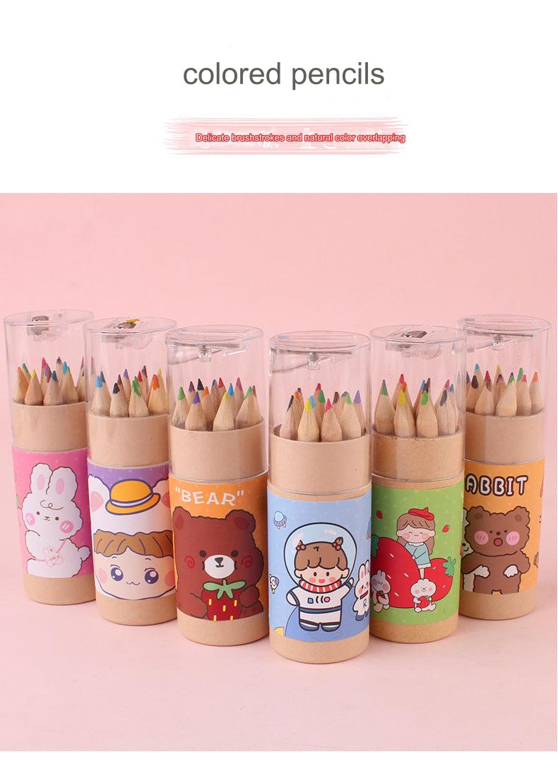 assorted colours of kid-friendly pencils