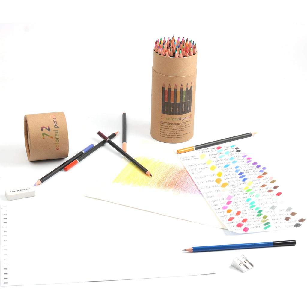 Variety of colours available in professional pencil set