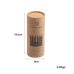 Detailed view of oil-based pencils for smooth application
